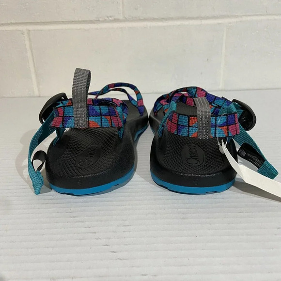 Chaco ZX1 Ecotread Big Kids/Ladies J180264 Break Teal Size 6M - Picture 6 of 10